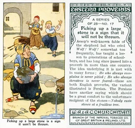 "Ison kiven poimiminen on merkki siitä, että sitä ei heitetä", 1931 (katso myös 498218)